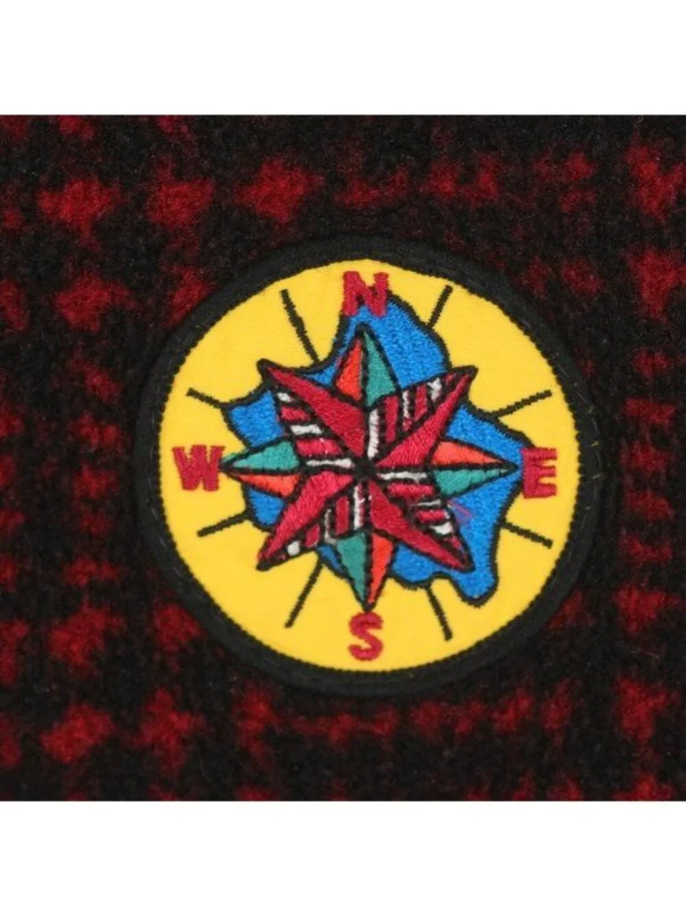 Obermeyer Kids Small Red & Black Plaid Fleece 1/4 Snap Pullover Sweater Jacket
